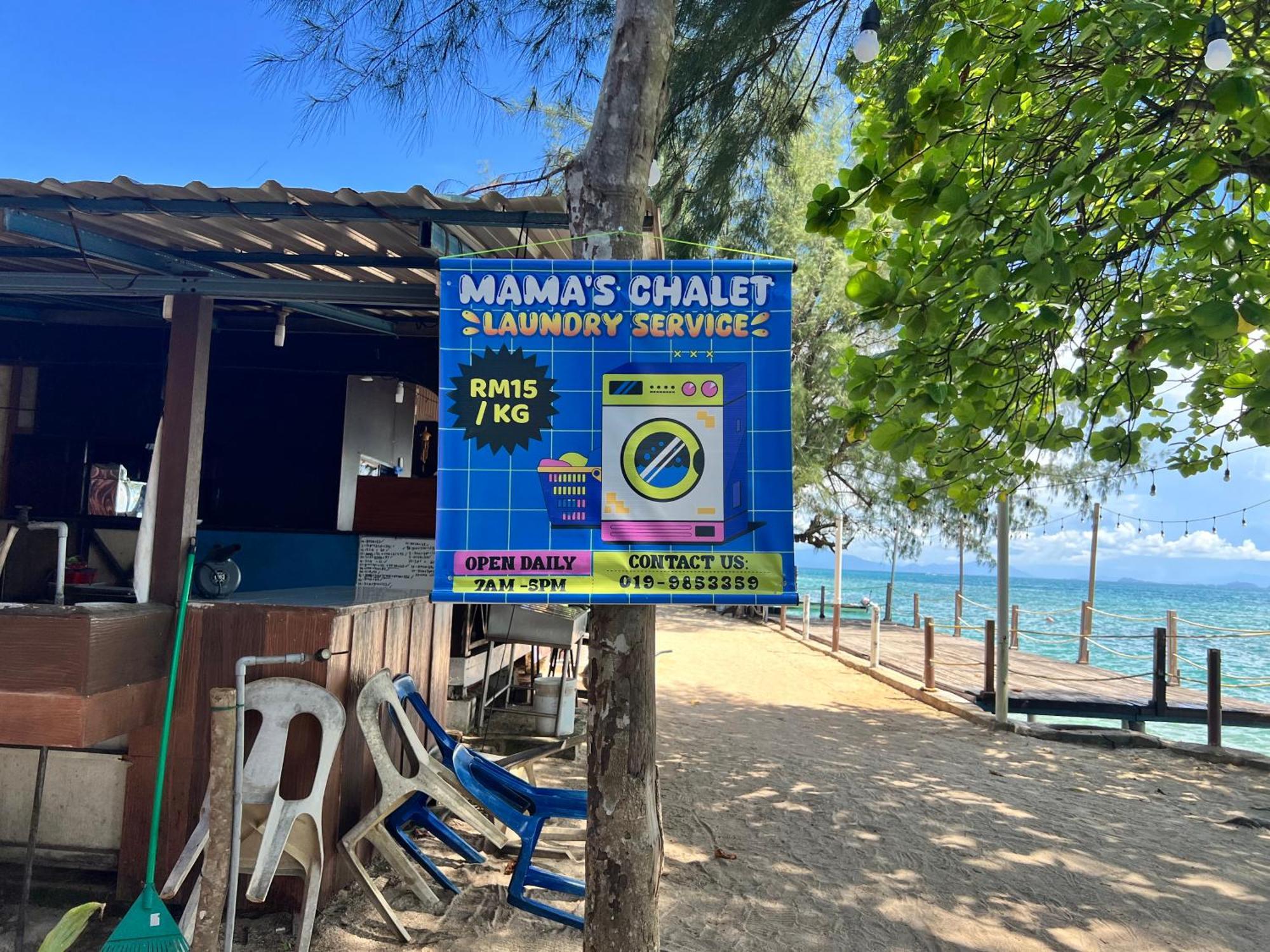 Mama'S Chalet Pulau Perhentian Besar Kampong Pasir Hantu Esterno foto